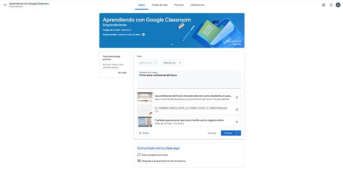 Google-Classroom-aspecto-clase